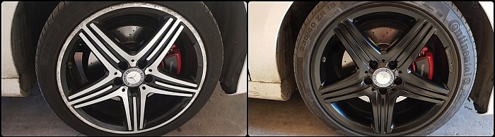 mercedes colour change alloy