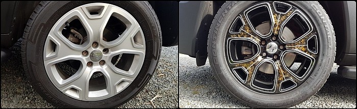 jeep alloy wheel upgrade paint