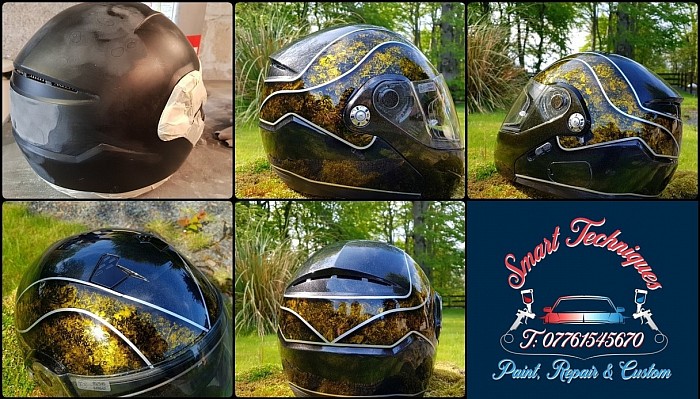custom helmet paint